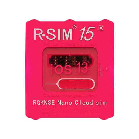 R-SIM 15 Dual CPU Aegis Cloud Versione aggiornata Sistema iOS 13 Scheda di sblocco universale per iPhone 11 Pro Max, iPhone 11 Pro, iPhone 11, iPhone X, iPhone XS, iPhone 8 e 8 Plus, R-SIM 15