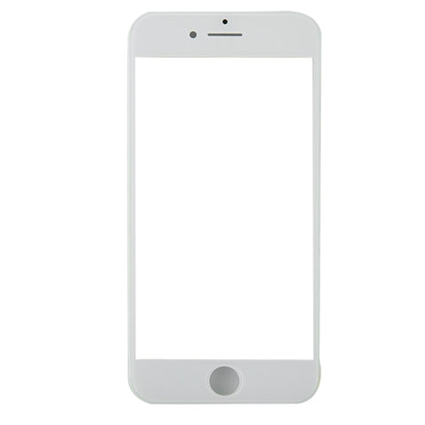 Lente in vetro per schermo anteriore iPhone 8 con cornice e adesivo