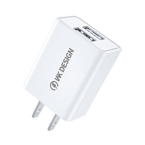 WK WP-U119 Adaptateur d'alimentation pour batterie de voiture avec double port USB 10 W, colonne américaine, prise US WP-U119