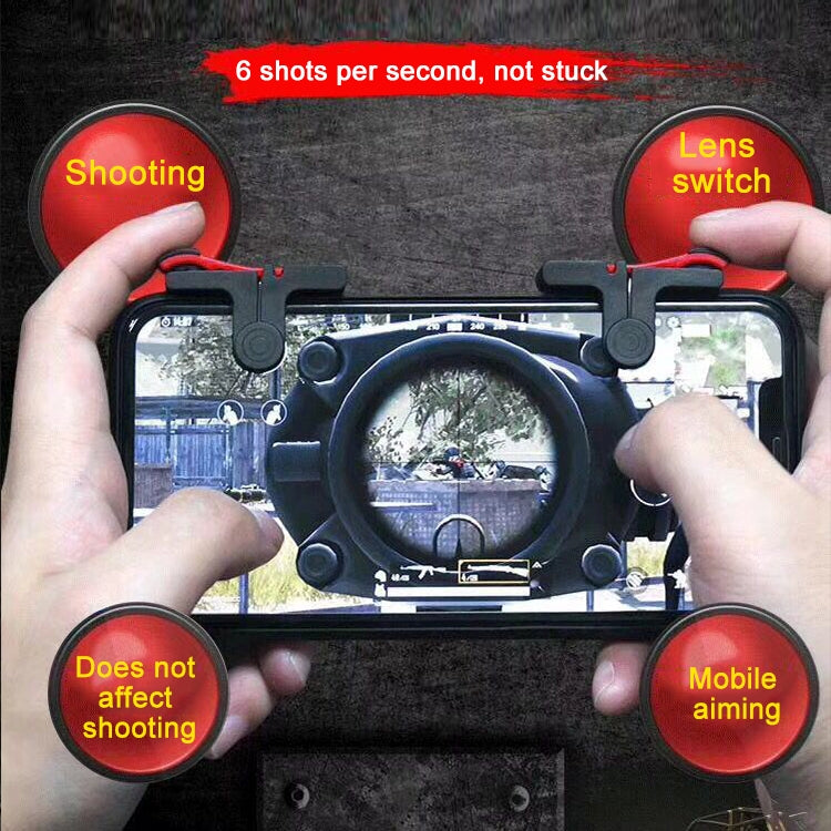 Maniglie da gioco per smartphone D9 - Controller PUBG L/R per