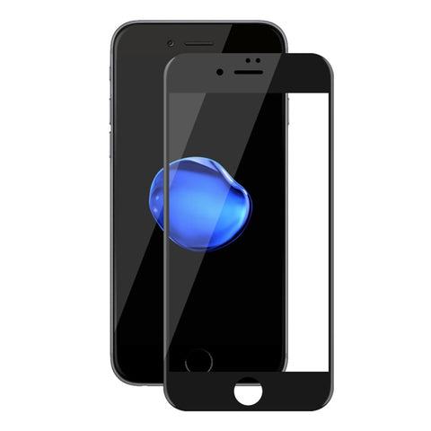 ENKAY Hat-Prince 0,26mm 9H Durezza superficiale Pellicola in vetro temperato a schermo intero con bordo curvo 6D per iPhone SE 2020/8/7, For SE 2020 / 8 / 7