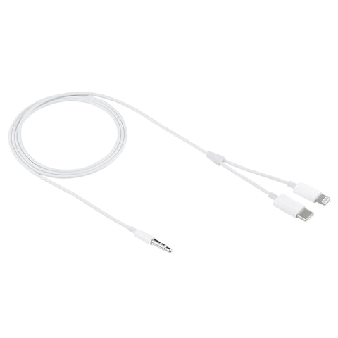 Câble audio pour téléphone cellulaire avec jack à 8 broches et type C à 3,5 mm MH-CM32, MH-CM32