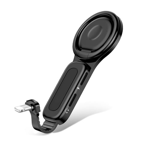 LXS08 Adaptateur de prise rapide avec support pour anneau audio de 8 broches à 8 broches + 3,5 mm, 8 broches + 3,5 mm