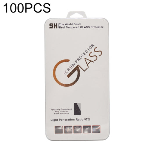Scatola di imballaggio in plastica per pellicola protettiva in vetro temperato da 100 pezzi, 100 PCS