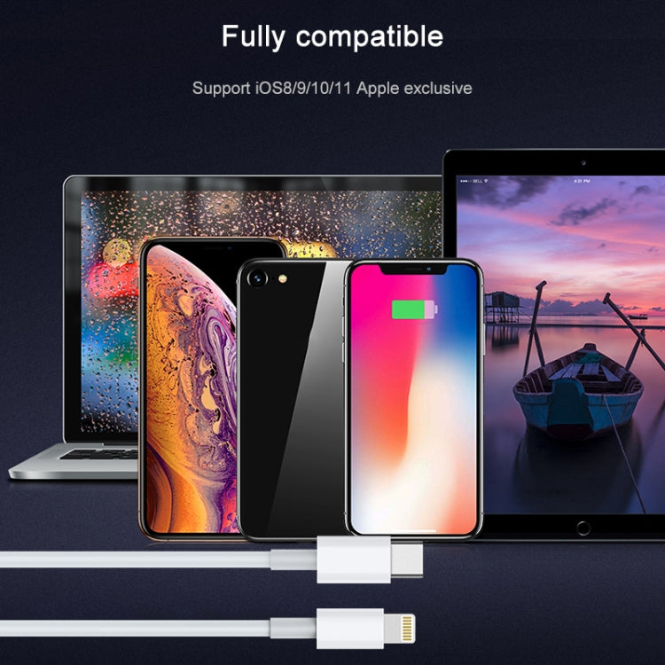 AWEI CL-68 3A Type-C to Lightning Fast Charging Cable 1m