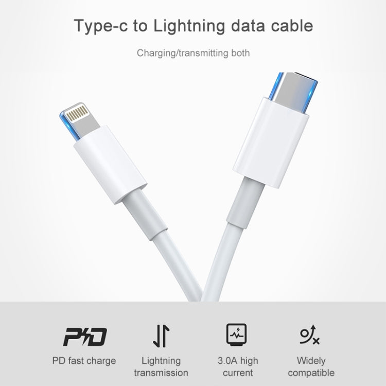 AWEI CL-68 3A Type-C to Lightning Fast Charging Cable 1m