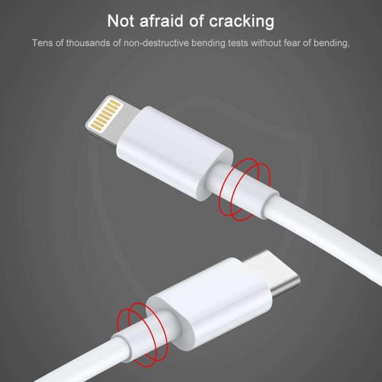 AWEI CL-68 3A Type-C to Lightning Fast Charging Cable 1m