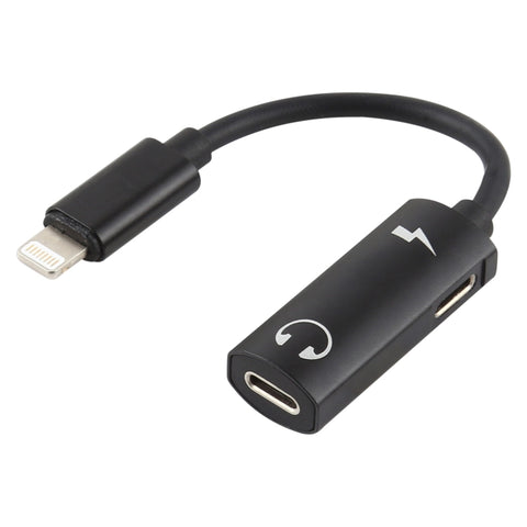 Adattatore 2 in 1 da 8 pin maschio a doppio 8 pin femmina per ricarica e ascolto di musica, adattatore per auricolari audio, compatibile con tutti i sistemi IOS