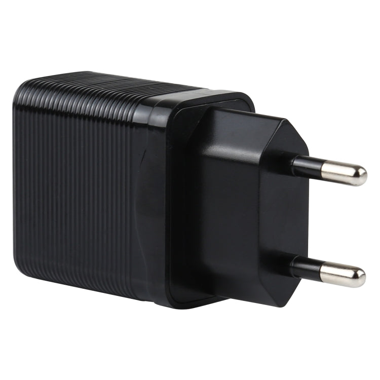LZ-728 2-in-1 18W USB Travel Charger with 8 Pin Cable