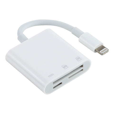 NK-101Y Pro à 8 broches et 8 broches + port SD + TF Adaptateur pour lecteur d'appareil photo 3 en 1
