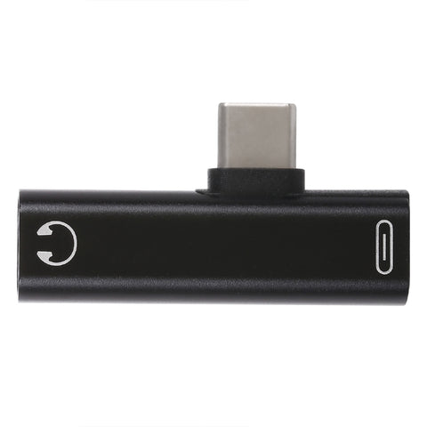 Adattatore per ascolto e ricarica da USB-C/Type-C maschio a USB-C/Type-C femmina da 3,5 mm