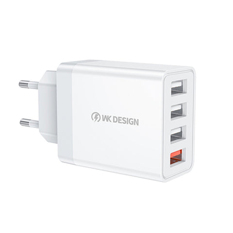 WK WP-U125 Youpin Series 18W QC3.0 4 portes USB chargeur rapide de voyage, prise ue, prise ue