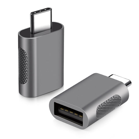 2 pièces SBT-158 USB-C/Type-C Adaptateur USB 3.0 féminin en métal, SBT-158 Argent, SBT-158 Noir, SBT-158 Or, SBT-158 Or Rose