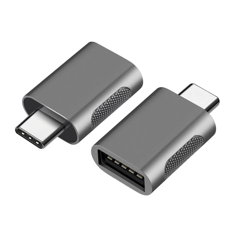 2 pièces SBT-158 USB-C/Type-C Adaptateur USB 3.0 féminin en métal, SBT-158 Argent, SBT-158 Noir, SBT-158 Or, SBT-158 Or Rose