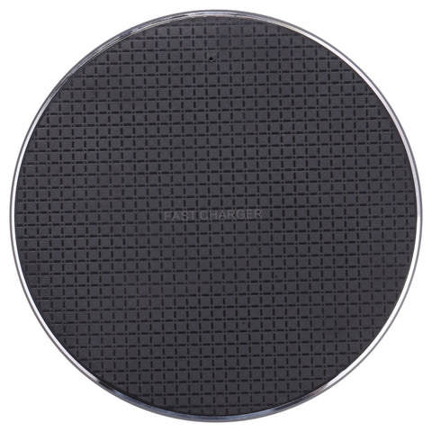 Caricabatterie rotondo sans fil en métal avec motif écossais QI de 10 W, 10W Métal