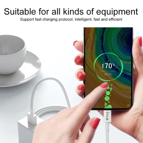 Cavo data di ricarica rapida micro USB Ivon CA70, longueur: 2 m, Micro USB, Longueur: 2 m