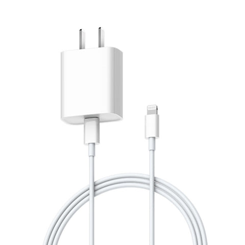Caricabatterie USB-C/Type-C originale Xiaomi 20W MFi con cavo a 8 pin, spina americana