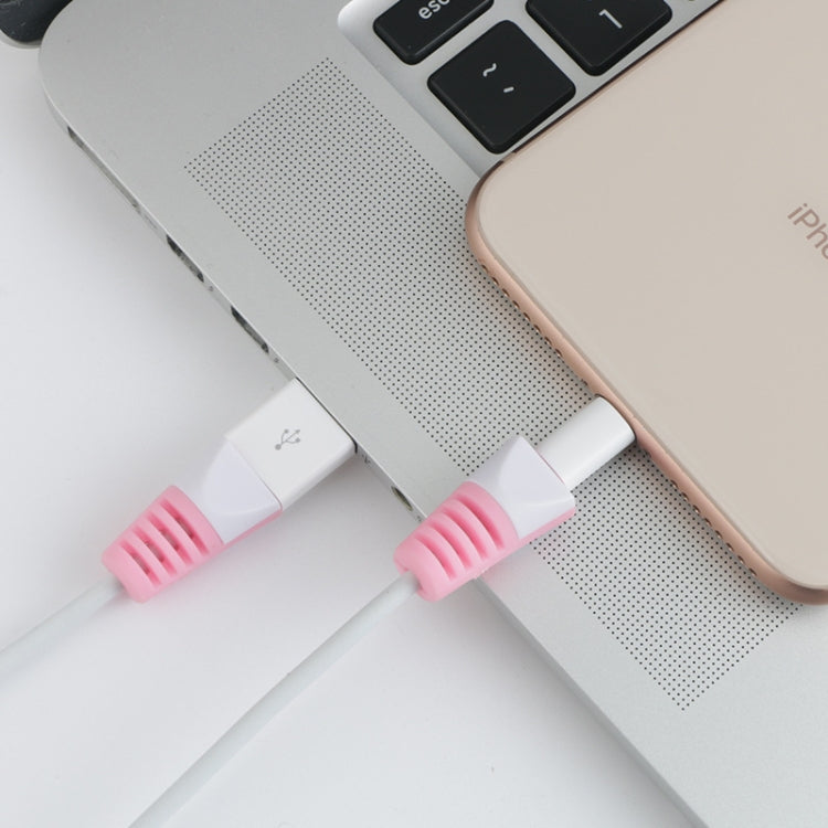 Durable USB Charge Cable Winder Protective Sleeve - 2 Pack