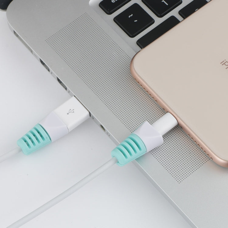 Durable USB Charge Cable Winder Protective Sleeve - 2 Pack