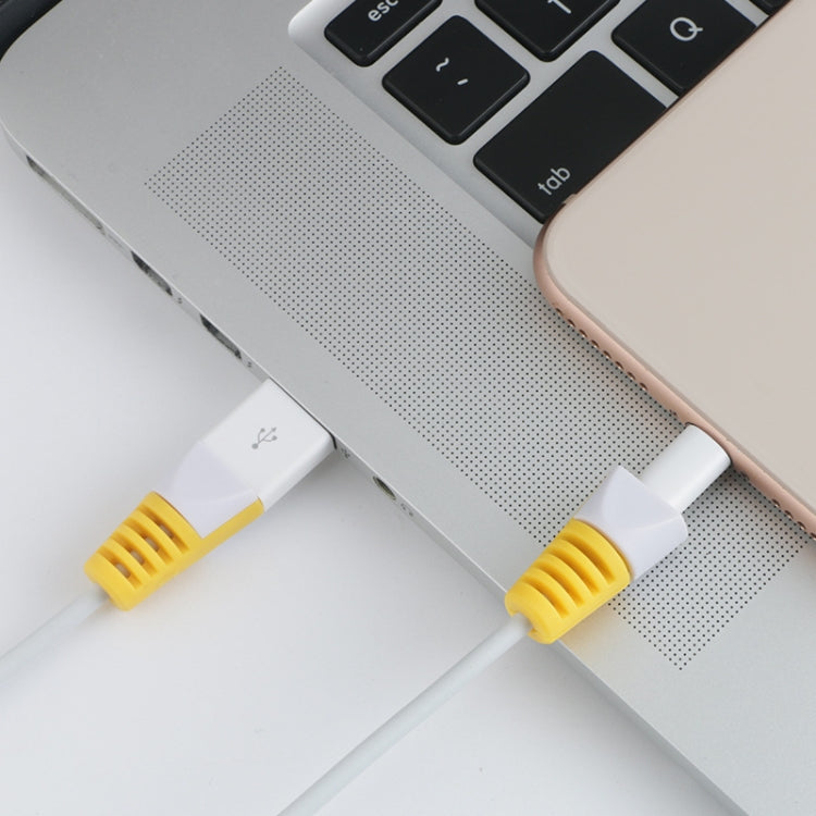 Durable USB Charge Cable Winder Protective Sleeve - 2 Pack