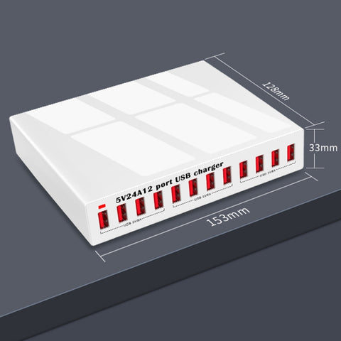 Stazione di ricarica USB intelligente multifunzione WLX-X6 da 120 W 12 in 1