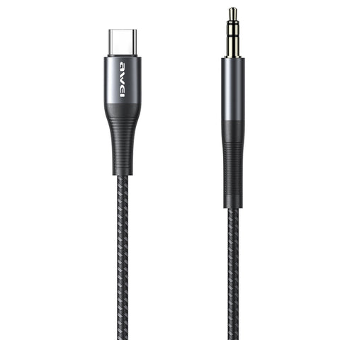 Cavo audio Hi-Fi awei CL-116T de type C / USB-C à 3,5 mm
