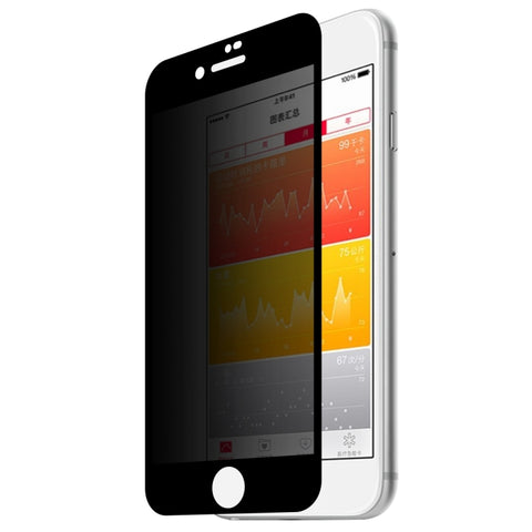 Pellicola in vetro temperato antiriflesso per privacy altamente trasparente 9H 3D da 0,26 mm per iPhone 8 e 7, iPhone 8 & 7