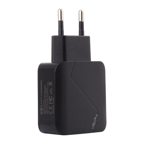 LZ-819A + C QC3.0 USB + PD 18W interface USB-C/type-c batterie de voiture avec indicateur lumineux, prise ue, prise ue