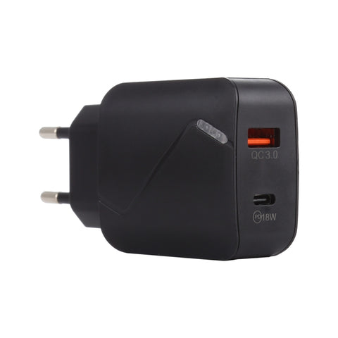 LZ-819A + C QC3.0 USB + PD 18W interface USB-C/type-c batterie de voiture avec indicateur lumineux, prise ue, prise ue