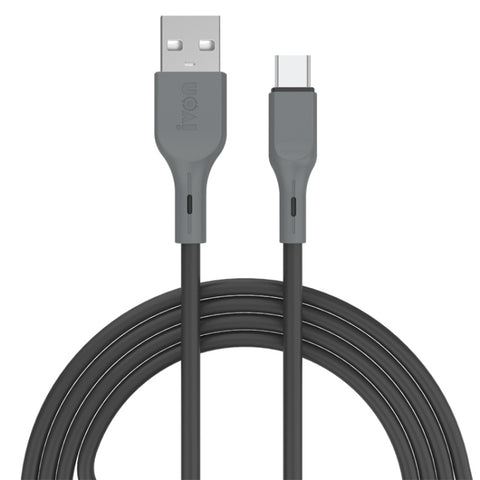 Câble de données rapide IVO CA78 2.4A Type-C / USB-C, longueur : 1 m, Type-C