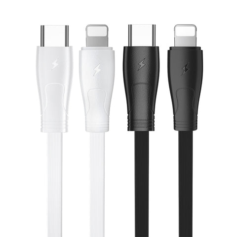 WK WDC-100 Câble de synchronisation de données USB-C/Type-C à 8 broches avec vitesse de sortie de 1 à 2,0 A. Série Pro PD 18 W.