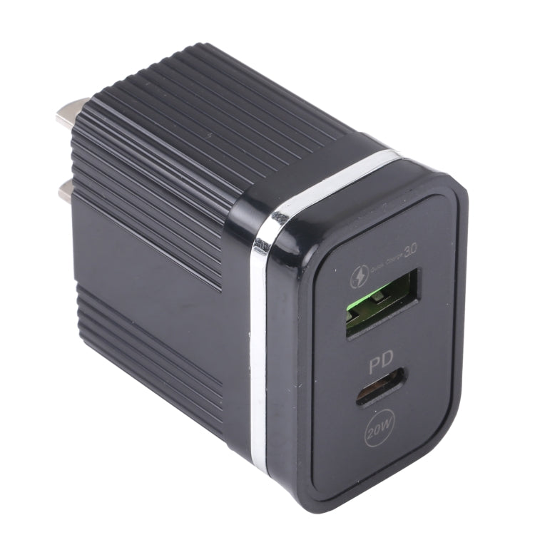 20W PD & QC3.0 USB Fast Charger for US Plug
