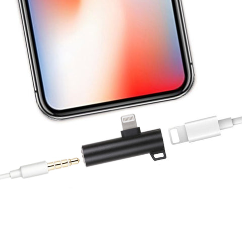 2 in 1 testa a sfera a 8 pin + adattatore audio di ricarica maschio da 3,5 mm a 8 pin - Novalix Store