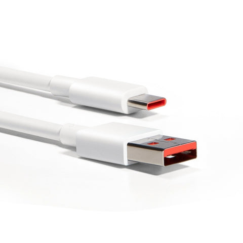Câble de données rapide original Xiaomi 6A par USB-C / Type-C, longueur : 1 m, 6A, longueur : 1 m