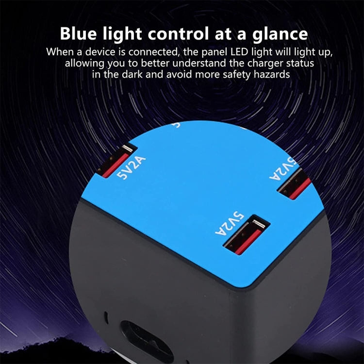 100W 10-Port USB Smart Charging Station with Indicator Light
