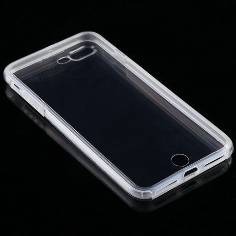Custodia in PC + TPU trasparente ultrasottile fronte-retro da 0,75 mm per iPhone 8 Plus e 7 Plus, For 8 Plus & 7 Plus