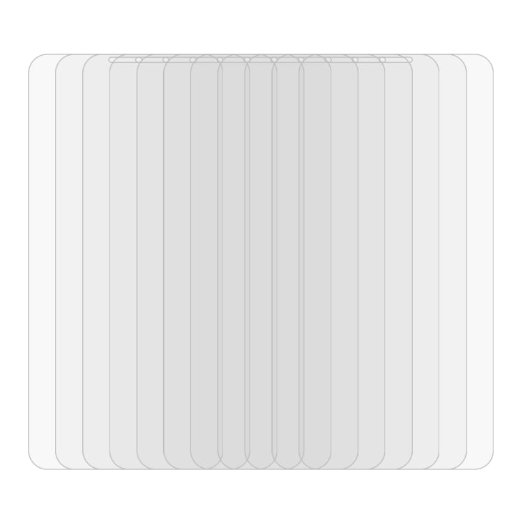 iPhone 11/XR 10-Pack 0.26mm 9H Tempered Glass Screen