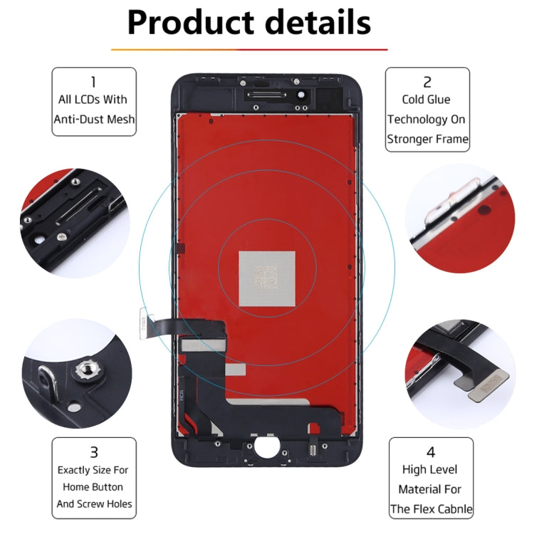 Original LCD Screen for iPhone 8 Plus, i8 Plus Original Black, i8 Plus Original White
