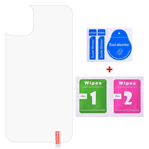 Per iPhone 11 Pro Max 9H 2.5D Pellicola posteriore in vetro temperato trasparente per telefono cellulare a metà schermo, Per iPhone 11 Pro Max (1 PC)