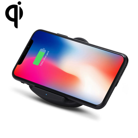 QK11 Tappetino caricabatterie wireless Qi da 10 W ABS + PC a ricarica rapida, QK11 Black, QK11 Gold, QK11 Blue