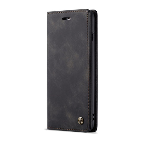 CaseMe-013 Custodia in pelle multifunzionale retro satinata con chiusura orizzontale per iPhone 7 Plus / 8 Plus, con slot per carte, supporto e portafoglio, For iPhone 7 Plus / 8 Plus