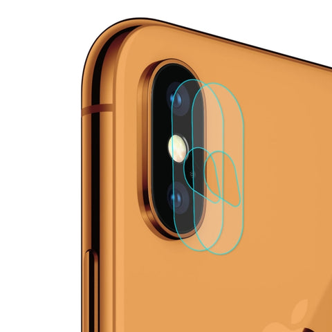Per iPhone XS Max 2 pezzi ENKAY Hat-Prince 0.2mm 9H 2.15D Pellicola in vetro temperato per fotocamera obiettivo posteriore, iPhone XS Max