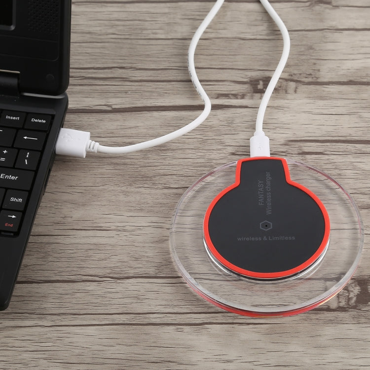 Ultra-Thin Wireless Charger Qi Standard with Indicator Light