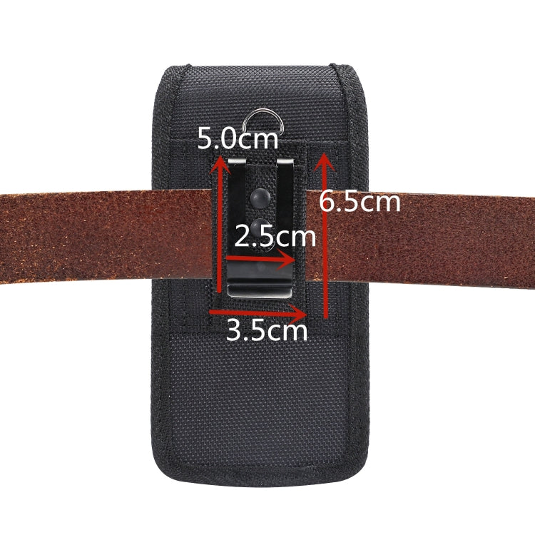 Universal Vertical Nylon Waist Bag for Galaxy S10e & More