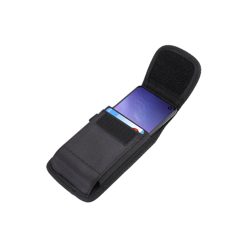 Marsupio vertical universel en tissu de nylon à 5,2 pouces pour Galaxy S10e, Huawei P30 et Honor 8