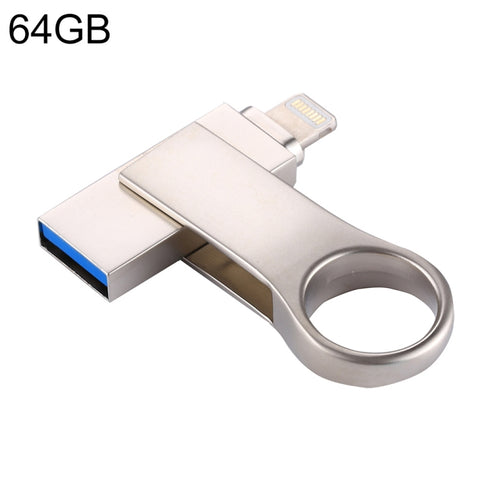 Unité flash RQW-10D 2 en 1 USB 2.0 et 8 broches de 64 Go, RQW-10D
