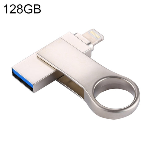Unità flash RQW-10D 2 in 1 USB 2.0 e 8 pin da 128 GB, RQW-10D