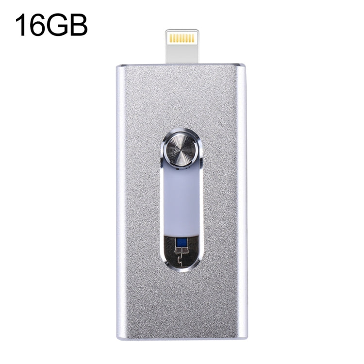 RQW-02  3 in 1 USB 2.0 & 8 Pin & Micro USB 16GB Flash Drive, RQW-02 Red, RQW-02 Silver, RQW-02 Black, RQW-02 Gold, RQW-02 Blue
