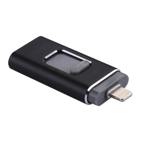 easyflash RQW-01B Chiavetta USB 3 in 1 USB 2.0 e 8 pin e Micro USB da 16 GB, RQW-01B Black, RQW-01B Gold, RQW-01B Rose Gold, RQW-01B Silver