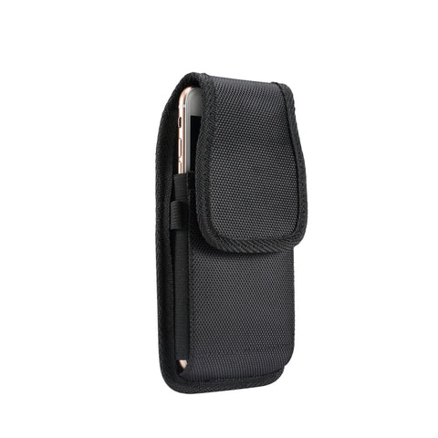 Marsupio vertical universel en tissu de nylon à 6,3 pouces pour iPhone XS Max, Galaxy S10+, Huawei Mate 20